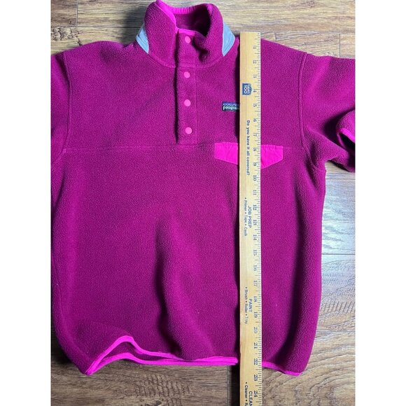 Patagonia Lightweight Synchilla Snap-T 1/4 button closure see measurements - Picture 5 of 8